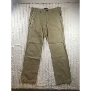 American Eagle Mens‎ Relaxed Straight Khaki Pants Casual Cotton  Actual 34/32